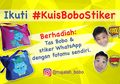 Ingin Punya Stiker Whatsapp Lucu dari Foto Kamu Sendiri? Yuk, Ikuti Kuis Bobo ini