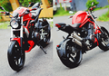 Sadis Banget! Pengen Punya Moge, Honda Tiger Dimodif Jadi Ducati Monster