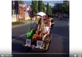 Inspiratif! Muh Hamzah Amirullah, Tukang Becak yang Berhasil Jadi Sarjana, Saat Wisuda Antar Ibunya Dengan Becaknya