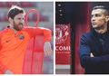 Rayakan Natal, Lionel Messi dan Crsitiano Ronaldo Tampil Kompak