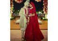 Veil Gaun Pengantin Priyanka Chopra Sepanjang 23 Meter, Kru Sampai Harus Gunakan Drone untuk Merekam Detik-detik Pernikahan