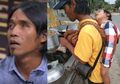 Heboh Pedagang Siomay yang Berjualan Sambil Menggendong Putrinya, Kemanakah Sang Istri?