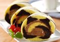 Resep Kue Imlek, Contek Resep Membuat Bolu Gulung Kukus Hitam Putih yang Cantik dan Lembut