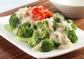 Menu Sehat Sayuran Hari Ini, Kita Hadirkan Brokoli Siram Kepiting Yang Lezat