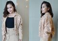 Stylo of The Day, Padu Padan Oversized Jacket ala Prilly Latuconsina