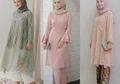 6 Model Outfit Hijab Elegan Warna Pastel untuk Kondangan ala Mega Iskanti