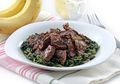 Resep Membuat Bayam Siram Daging Lada Hitam, Cocok Bagi Yang Tidak Suka Sayur