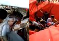 Panggung Pernikahan Roboh, Pengantin Wanita Syok Terjeblos Nyemplung ke Sungai