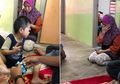 Kisah Sedih, Dua Anak Terpaksa Mengambil Makanan dari Tempat Sampah Sekolah, Karena Ibu Tak Mampu Membelikan Makanan