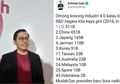 Diserbu Netizen karena Dianggap Singgung Presiden, Bos Bukalapak Achmad Zaky Klarifikasi Cuitannya