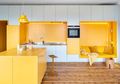 Makin Hangat dan Ceria, Apartemen di Swedia Ini Didominasi Warna Kuning