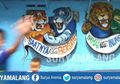 Jelang Final Piala Presiden 2019, Mural Damai di Kampung Biru Malang Kembali Disorot