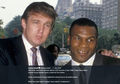 Presiden Donald Trump Mengaku Nyaris Mati saat Dilabrak Mike Tyson