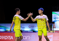 Hasil Thailand Open 2021 - Duo FajRi Dibekuk Wakil Inggris, Hafiz/Gloria Menangi Duel Derbi