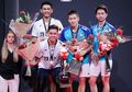 Lanjutkan Tradisi, Fajar/Rian Wajib Lakukan Hal Ini ke Marcus/Kevin usai Juara Denmark Open 2022