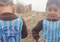 Nyawa Terancam, Fans Cilik Lionel Messi yang Viral dengan Jersi Kantong Plastik Akhirnya Buka Suara