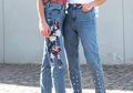 10 Inspirasi Fashion Memakai Celana Jeans Floral Embroidery yang Kece dan Stylish
