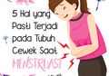 5 Hal yang Pasti Terjadi pada Tubuh Cewek Saat Menstruasi