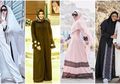 Busana Muslimah Umrah Syahrini dan Ashanty, Mana yang Lebih Kamu Suka?