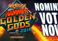 Daftar Nominasi Golden Gods Awards 2014