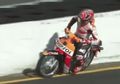 Waduh! Marc Marquez Tabrakan Naik Motor Bebek di Jepang