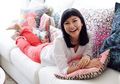 Yuk Intip Ruang Tamu Chef Cantik Putri Miranti Bertema Clean Boho Chic!