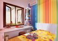 Merah, Kuning, Hijau Pelangi di Kamar Mungil