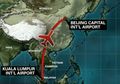 Pesawat Malaysia Airlines Diduga Masih Tetap Terbang Selama Empat Jam Setelah Hilang