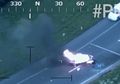 (Video) Ajaib, Pemabuk Ini Selamat dari Kecelakaan Maut yang Membuat Mobilnya Terguling dan Terbakar