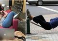 (Foto) Kocak! Terlalu Lelah, Orang-orang Ini Tidur di Tempat Tak Terduga, Salah Satunya di Atas Rantai
