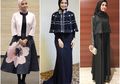 10 Busana Hijab Nuansa Hitam Laudya Chintya Bella yang Anggun Memesona