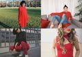 Dari Santai Hingga Elegan, Contek Gaya Deretan Artis Saat Mengenakan Busana Berwarna Merah Ini, yuk!