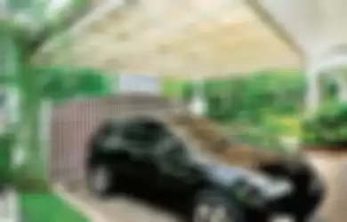 Atap carport adalah salah satu elemen eksterior yang dirancang dengan ciamik.