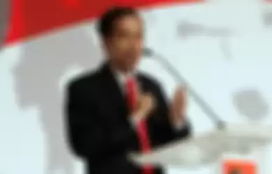 Jokowi berpidato
