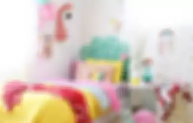 rainbow kids bedroom