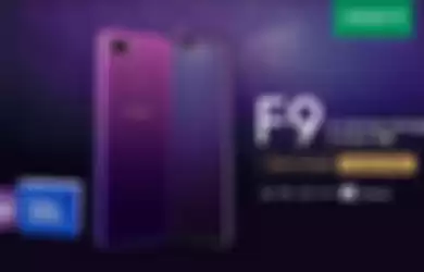 OPPO F9 warna ungu