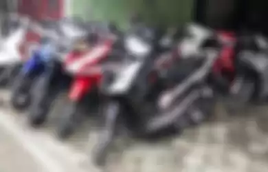 Sepeda motor bekas di Condet, Jakarta Timur