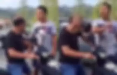 Video seorang pria yang mencegat mantan gurunya di jalan dan menamparnya menjadi viral di media sosial Tiongkok. 