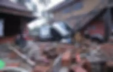 Kerusakan akibat Tsunami Anyer, Banten.