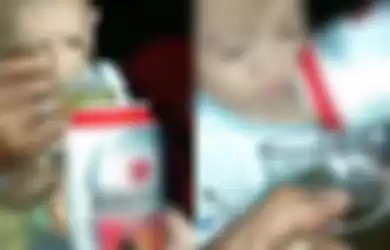 viral video bayi dicekoki bir bintang