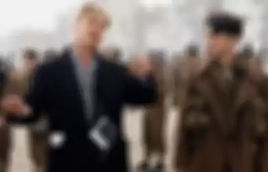 Christopher Nolan saat proses syuting film 'Dunkirk'
