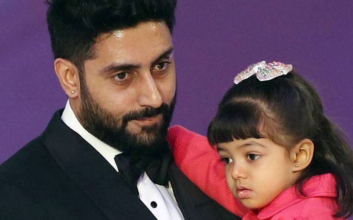 Abishek Bachchan dan putrinya