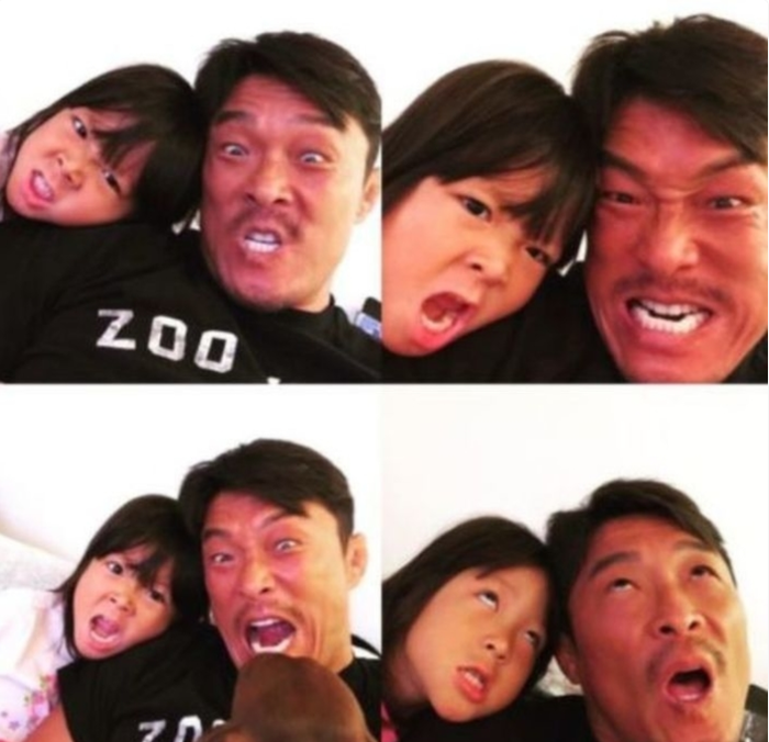 Cho SUng Hoon dan putrinya