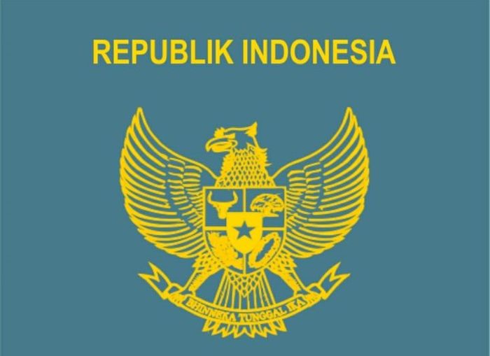 Ilustrasi paspor Indonesia.