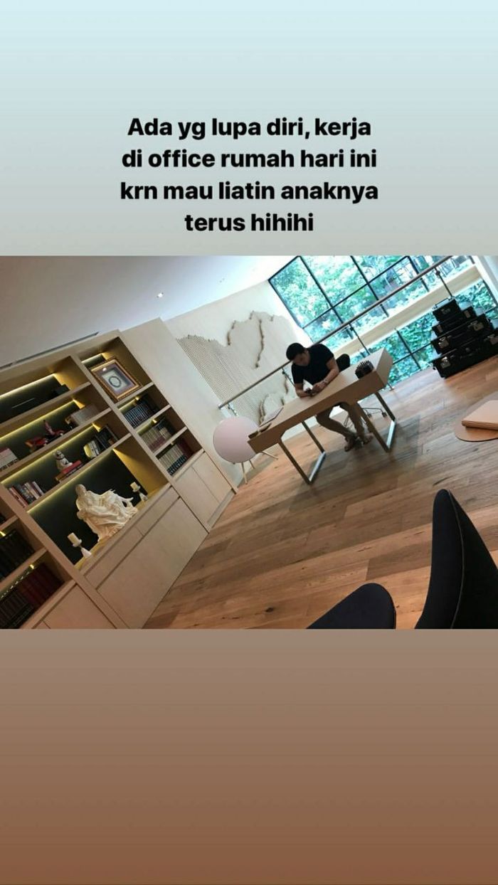 Instastory Sandra Dewi