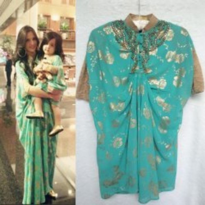 Kaftan hijau milik mikayla