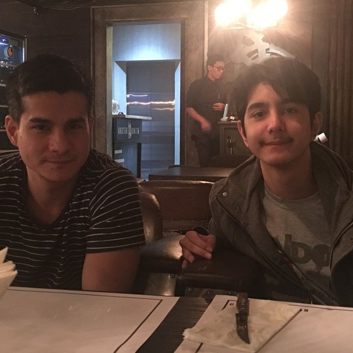 Darren bersama sang ayah, Steve Emmanuel