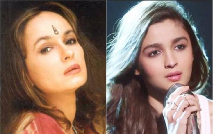Ibunya (kiri) dan Alia Bhatt (kanan)