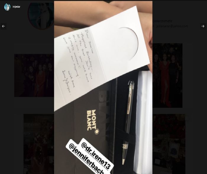 Kado Ulang Tahun Jessica Iskandar