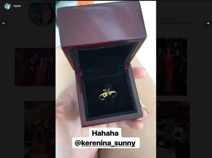 Kado Ulang Tahun Jessica Iskandar